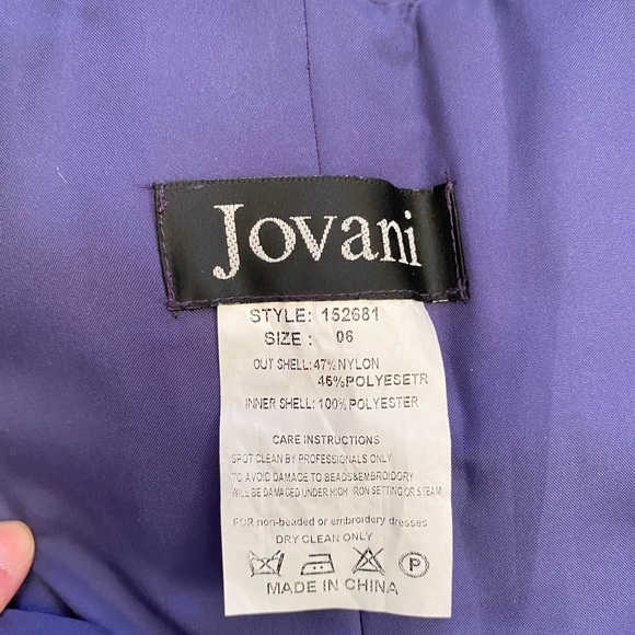 Jovani Strapless Cocktail Dress - 06 - Picture 11 of 13